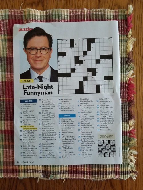 pour-des-raisons:Look who was the subject of People’s crossword puzzle! (July 2 issue)