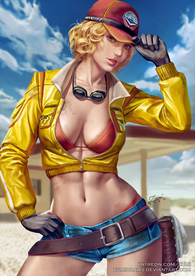 zumidraws: Cindy from Final Fantasy XV This one wasn’t easy for me. Quite a lot