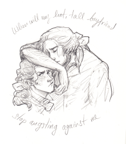 hamiltonshorn:  when will my hot tall boyfriend stop angsting against me… it was going to be sad at first but then i remembered that laurens probably uses hamilton as an arm rest pretty often  