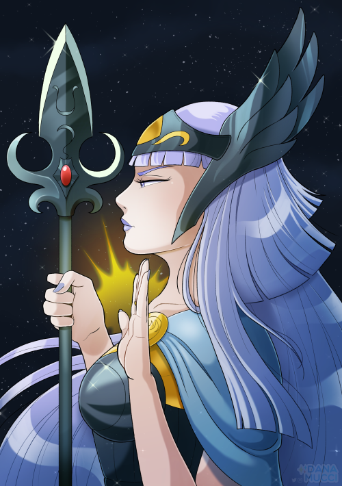 Hilda Polaris fan art for the Saint Seiya fanzine  @stsfanzine 