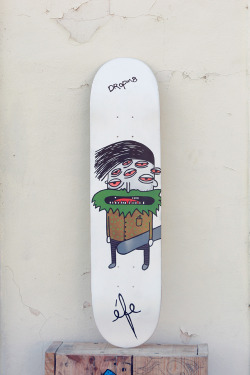 Thedailyboard:  &Amp;Ldquo;Dropin8&Amp;Rdquo; Skateboard Deck By Éfe The Daily Board:  Follow 