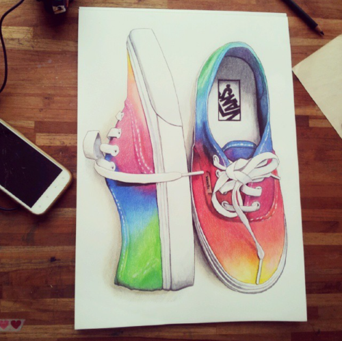 vansgirls:Your weekly art fix by Hannah Catherine.