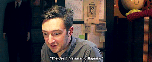 buzzfeedunsolvedgifs:  It is very Old Testament. It’s like, most serial killers like to stroke themselves, and this is like- He was writing, and he was like-