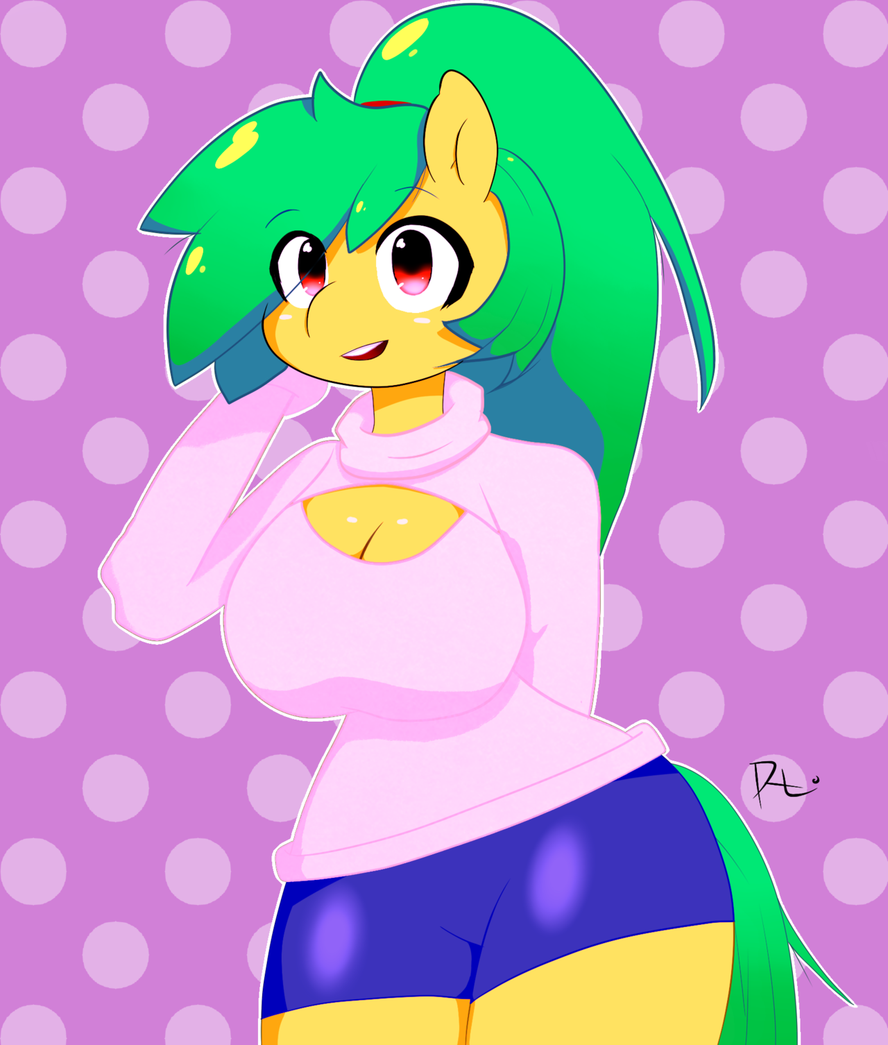 egoistx23: MANGO! A @3mangos character! it was very nice to draw her :) I REALLY