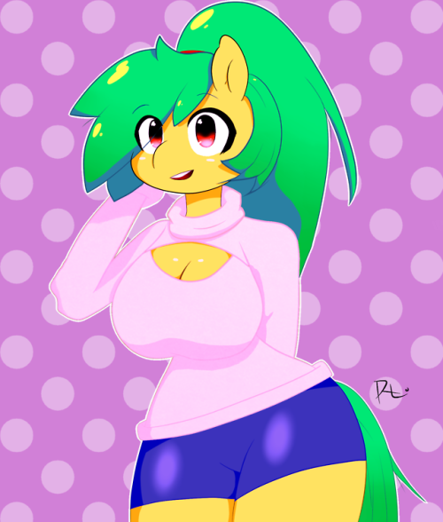 egoistx23: MANGO! A @3mangos character! it was very nice to draw her :) I REALLY LOVE YOUR ART… 
