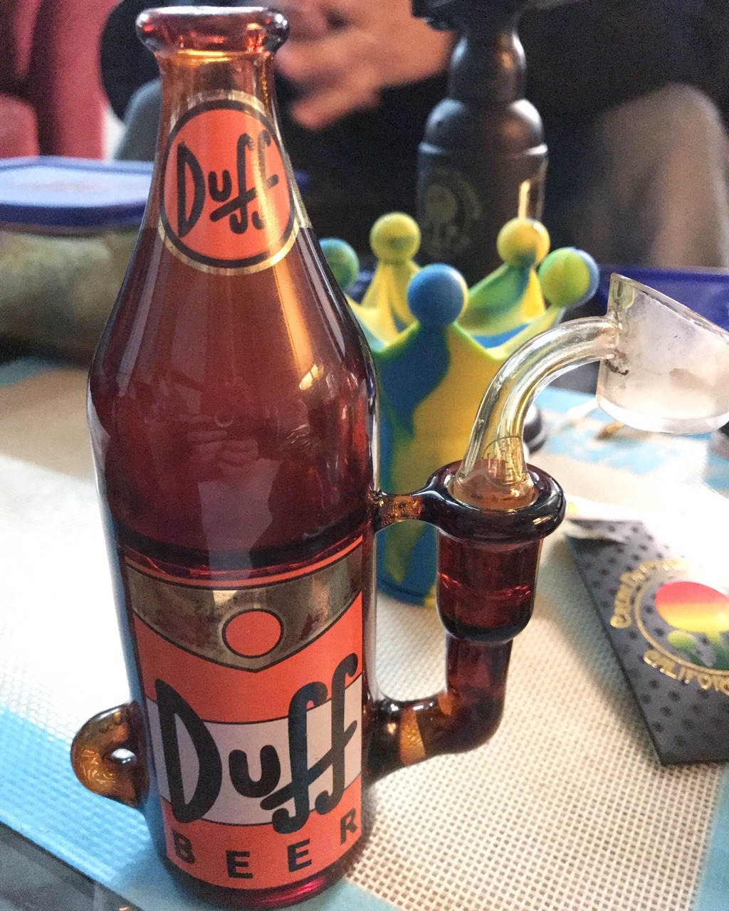 coralreefer420:Nerv Glass Duff Beer rig.