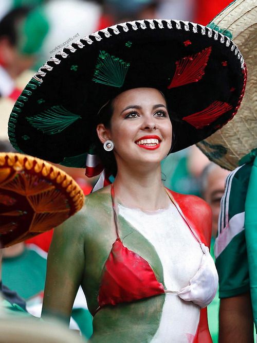 Mexican Girl Body Paint