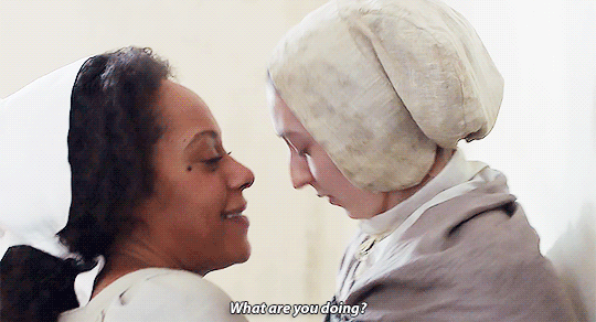 queenoftherebels:“I think it’s time I felt your sin.” | Harlots 2x03