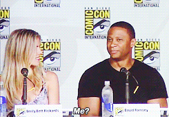One word response to the first script they read of Season 2Arrow panel SDCC'13