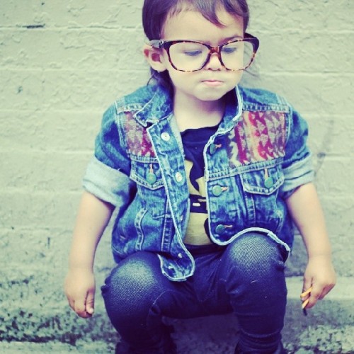 hazyfriend:  Oh my goooosh. My kids will dress like this. I love little kids with style.