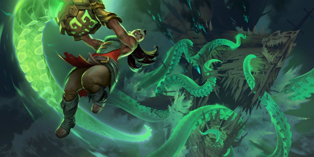 Illaoi The Kraken Priestess  League of legends, Priestess, Fan art