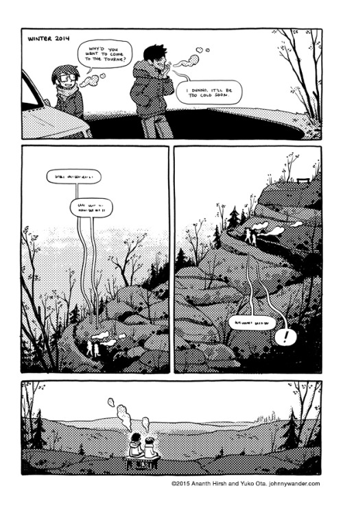 aidosaur: Johnny Wander Engagement Comics Hey friends! Ananth and I are going to be in India for our