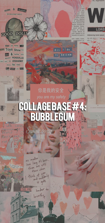 collage base #4: bubblegum by GOLDTEMPLATES ⇾ like or reblog if you download it⇾ please, do not reup