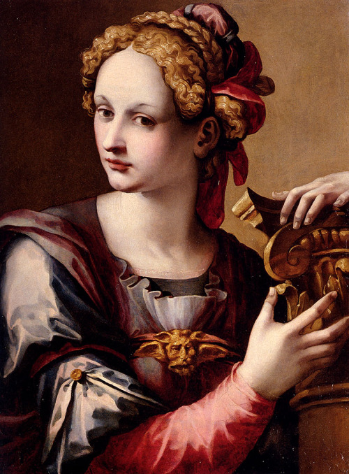 karamazove: An Allegorical Figure (possibly a personification of Architecture or Fortitude) — 