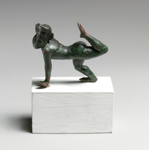 met-greekroman-art: Bronze statuette of a satyr dancing, Greek and Roman ArtMedium: BronzeBequest of