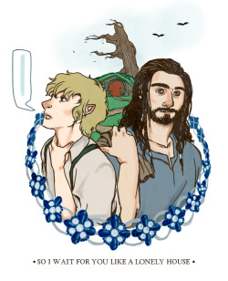 Berendoes:  So I Wait For You Like A Lonely House By Becca, Thorin/Bilbo, 11K Fin!