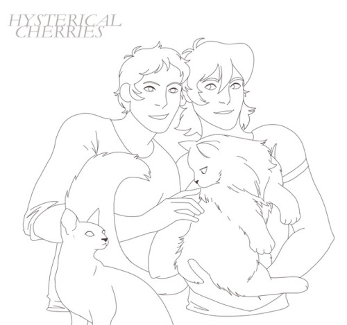 Sometimes a family is just two dudes and their lesbian cats.