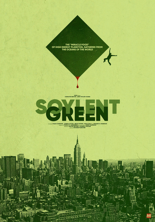 Soylent Green (Richard Fleischer, 1973) | Alternative Poster by Gokaiju 