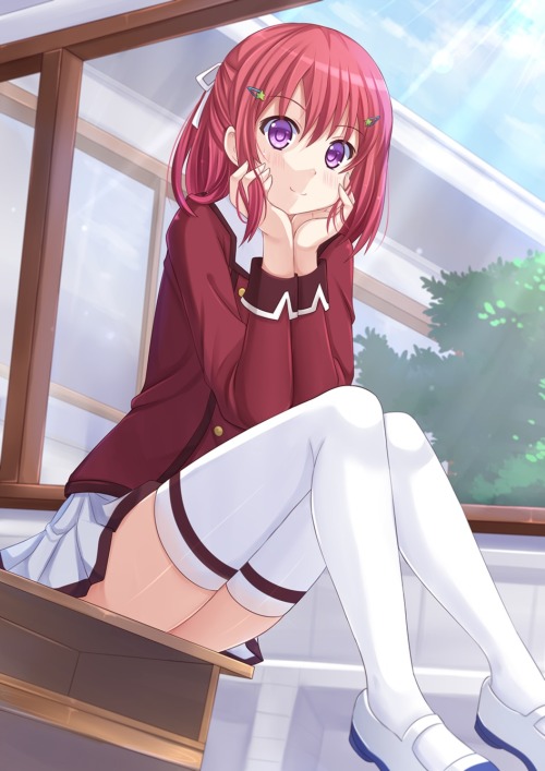 trin76:  inou-battle wa nichijou-kei no naka de kanzaki tomoyo kazenokaze seifuku thighhighs | #300890 | yande.re