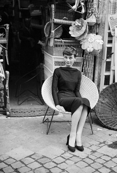 blunostalgia: Audrey Hepburn, Roma 1955