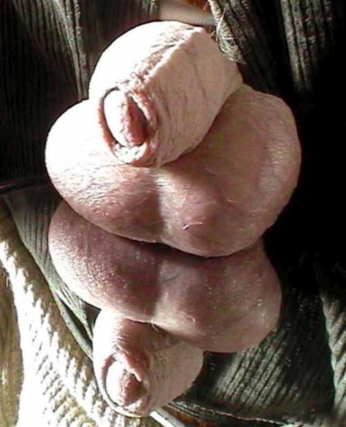 papy-gay-fou-de-sexe:  Non pas des jumeaux, un miroir !!!