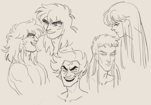 kashuan:recent saint seiya sketches