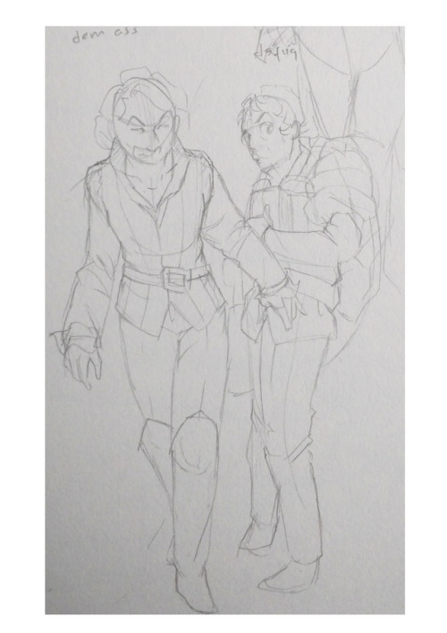 Random Drawing: Don Giovanni And Leporello, Ramey And Furlanetto Are The Best! I Loooove Their Dynamics.
