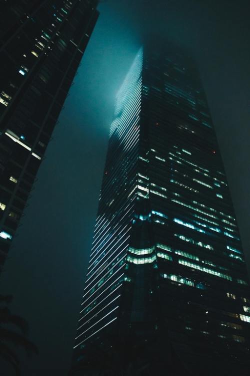 Skyscraper in Shanghai, China.