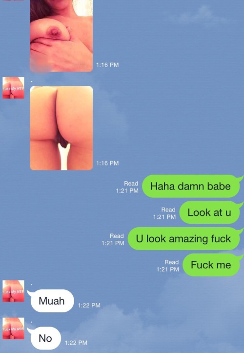 Porn photo twentyfour4eva:My convo with Cucky todayâ€¦.could