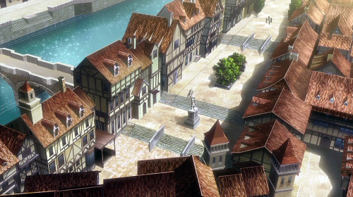 tsuyuake:  Shingeki no Kyojin episode 23 - scenery 