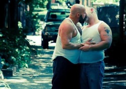 housebearsofatlanta:  Kiss your bear friend in public so straight people begin to know there are different kinds of gay guys and that we aren’t all skinny and butch gay guys do exist ! Show the world