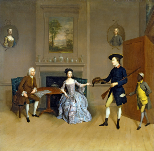 Anne Orde, John Orde, and his eldest son William by Arthur Devis, 1754-56 