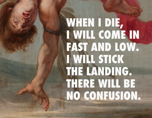 Jacob Peter Gowy, close up of The Flight of Icarus (1637) / Richard Siken, Real Estate (2020)