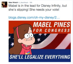 tent-o-telepathy:  Vote for Mabel here!