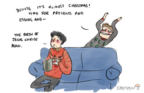 captainshroom:cas just wants to celebrate the birth of his friend jesus