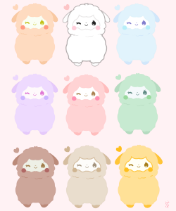 prince-insomniac:  Pastel Rainbow Alpaca stickers are available now on my storenvy! Celebrate pride month with these multi colored paca pacas! :-)