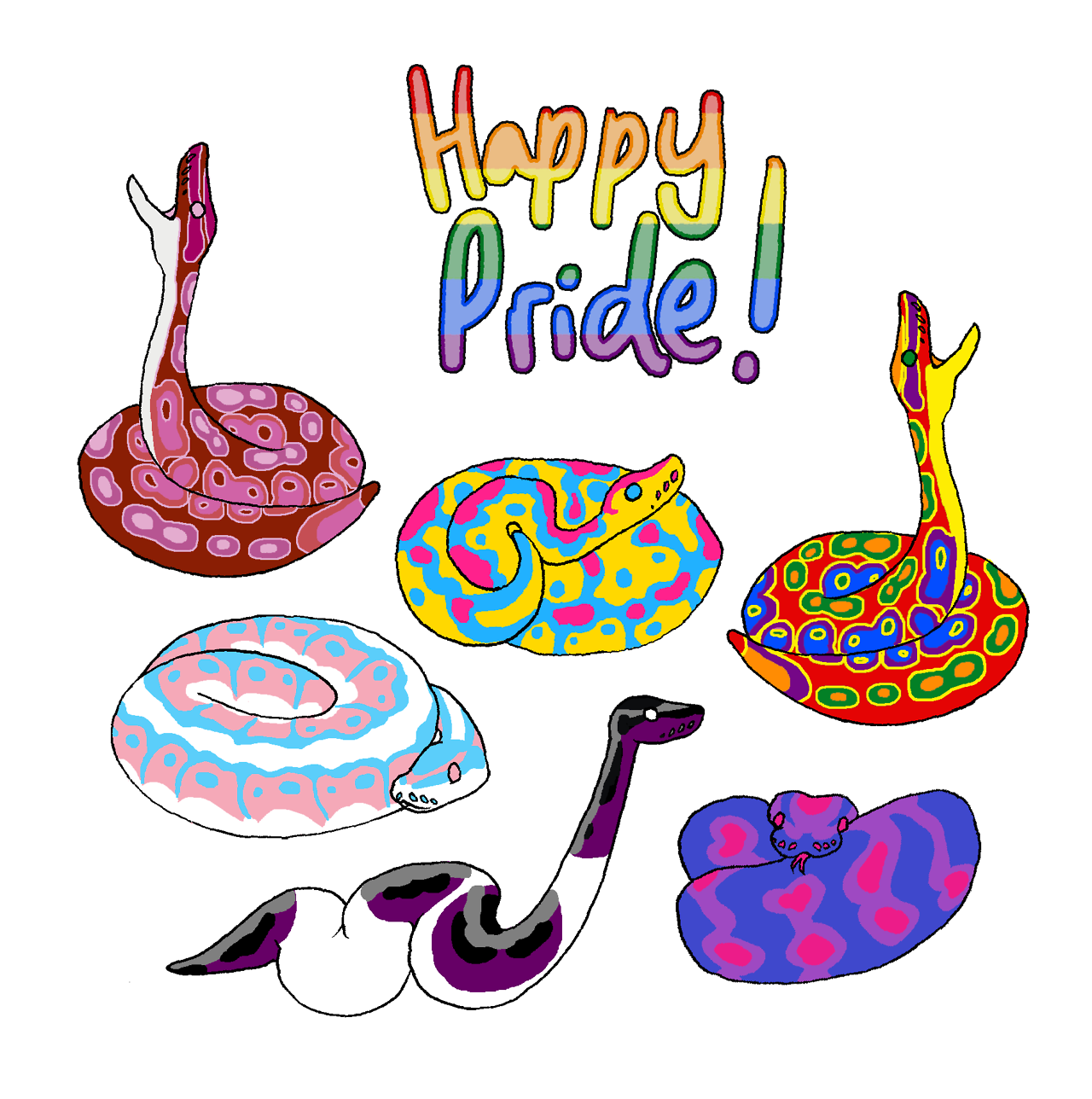 tmp-art:Happy Pride everyone! :Dhere’s some pride noodles for the ...