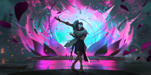 Jhin, the Virtuoso - Legends of Runeterra Splash Art