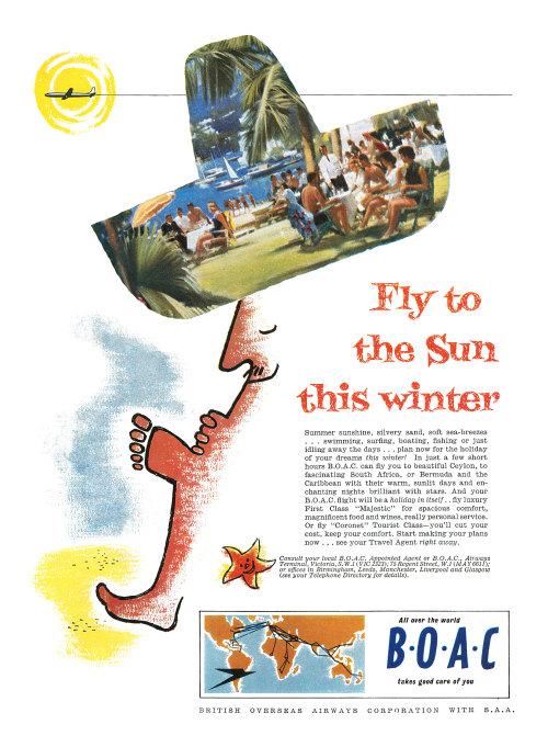 BOAC Advertising, 1956