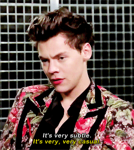 dunkirks: Int: So, I have to talk about your style, because you’re wearing a suit. I have almost the