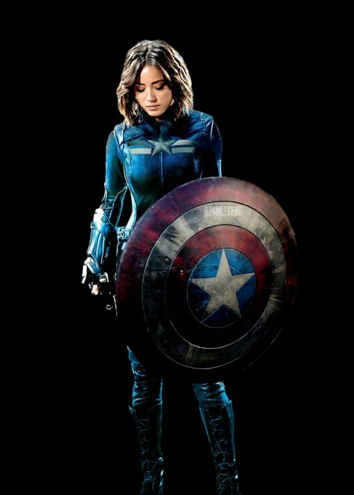 Skye/Daisy Johnson as Captain America AU (solo)