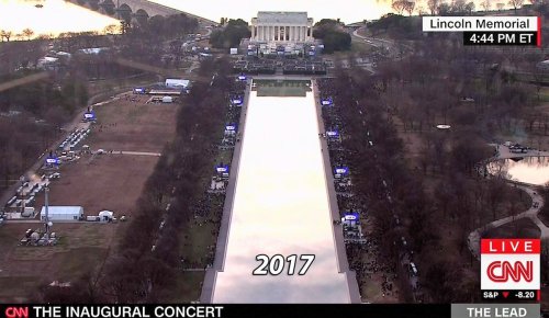 thisiseverydayracism:  thisiseverydayracism:  Trump is such a loser.  That was for the inaugural concert.  This is for the actual inauguration.    Still a loser.