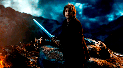 tlotrgifs:Our Favorites: [Day 02/24] Elise’s Favorite Character (The Hobbit)↳ Bilbo Baggins