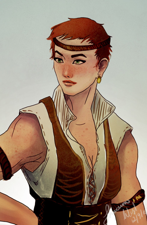 ricoshrimp:Aveline with short hair is on par with Josie with her hair down for me. Inspired by that 