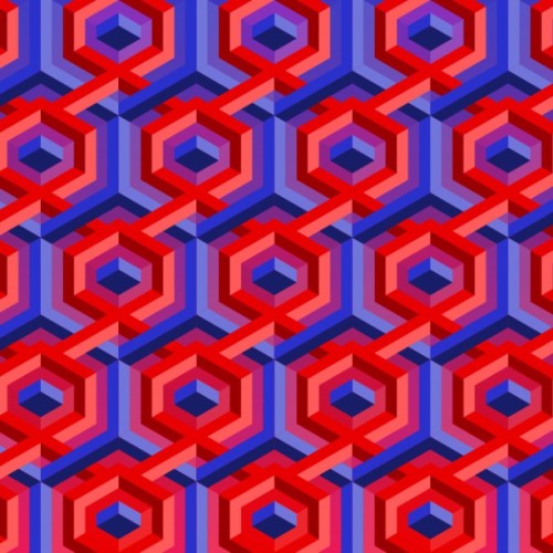 #neometry Blue and red pattern #art #artwork #instaart #illustration #design #trippy #psychedelic #g