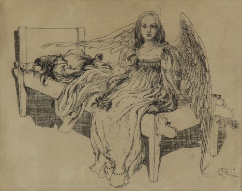 lepetitdragonvert:The Guardian Angel.1898. Carl Larsson.