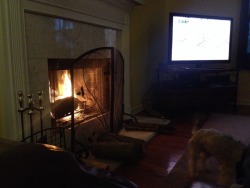 35georgiaave:  Watching the BCS championship by the fire… but you know what i would prefer to be doing 