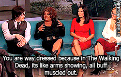 meesaa:  Norman Reedus on The View ( x ) 