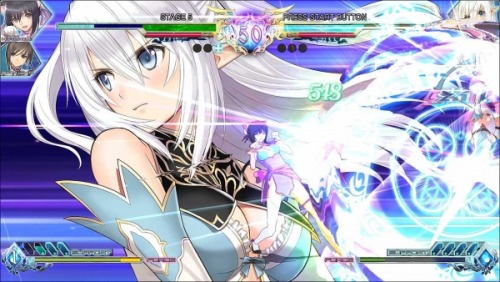 kuuderemoe:  Sega has released screenshots for Blade Arcus from Shining EX, its newly announced PlayStation 4 and PlayStation 3 versions of its Shining-themed arcade fighting game.In addition to some screenshots, also pictured is the game’s box art,