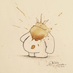 boredpanda:    I Turn Random Coffee Stains Into Monsters  